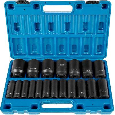 19 Piece Drive Socket Set - 3 4" Drive